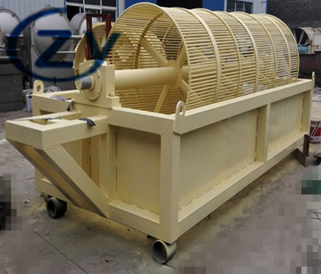 Seimens Motor Çok Boyutlu Cassava Tapioca için Davul Döner Soyma Makinesi