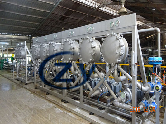 Manyok Nişasta Fabrikasında Nişasta Arıtma Bölümü için Kullanılan ZY Hydro-Siklon
