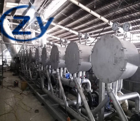 Siemens Manyok Nişasta İşleme Makineleri Hidro Siklon SS304 Malzeme