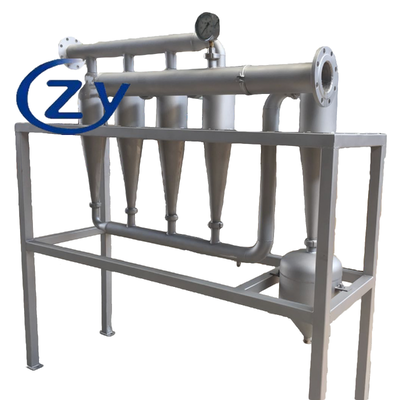 Yüksek hacimli nişasta bitkileri için akıllı kendi kendini temizleyen nişasta işleme Desander ultra verimli ince parçacık filtrasyon cihazı