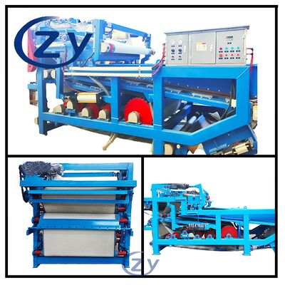 Endüstriyel Kasava Fiber Dehidrasyonu ve Slag Tedavisi için Paslanmaz Çelik Kemer Dehidrasyon Filtresi