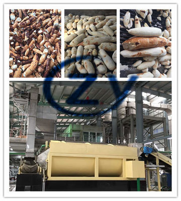 Gıda Endüstrisi Patates Nişasta Makinesi / Paslanmaz Çelik Tambur Yıkama Makinesi