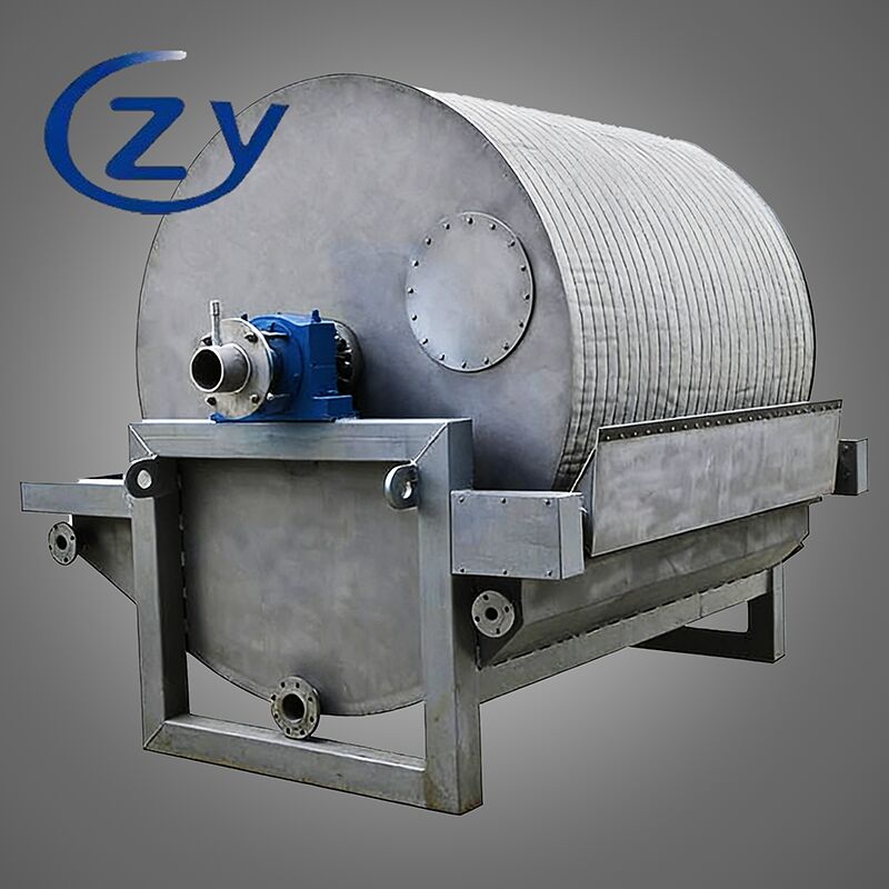 Continuous Operation Stainless Steel SS304 Vacuum Filter for High Dewatering Dryness in Starch Production