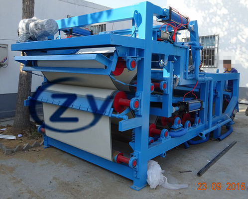 Fiber Susuzlaştırma Manyok Makinesi Bant Presi 4t / H Fiber Girişi