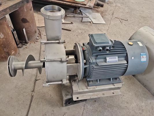 Taşıma Manyok Sluryy Fiber için 15kw Kısa Vidalı Pres Pompası