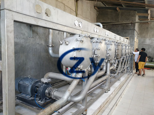 12Be Nişasta Bulamaç Çamaşır Makinesi Multisiklon Karşı Akım Sistemini Kabul Ediyor