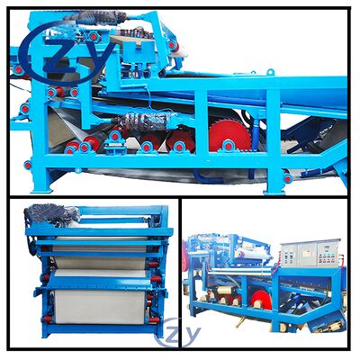 Nişasta Üretiminde Kasava Lifi Susuzlaştırma İçin Sürekli Çalışma Bantlı Susuzlaştırma Filtresi