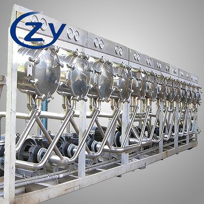 Nişasta üretimi atölyesi için sabit akışlı enerji verimli çok siklonlu ayırıcı