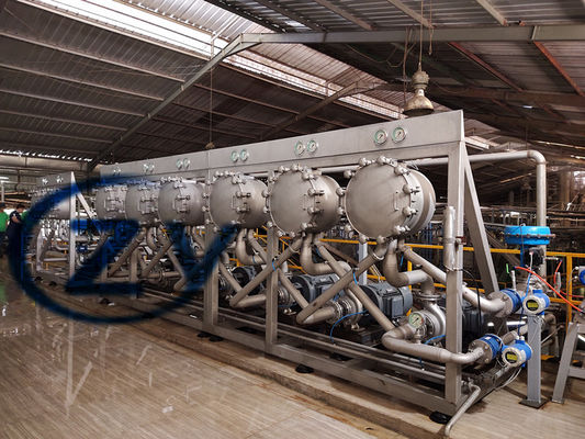 Çift Kafa Nişasta Rafine Makinaları Taşıma Kapasitesi 20t / H Manyok 45kw