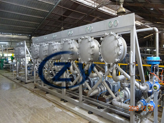 Yıkama SS304 30kw 20t / H Manyok Nişastası Hidrosiklon