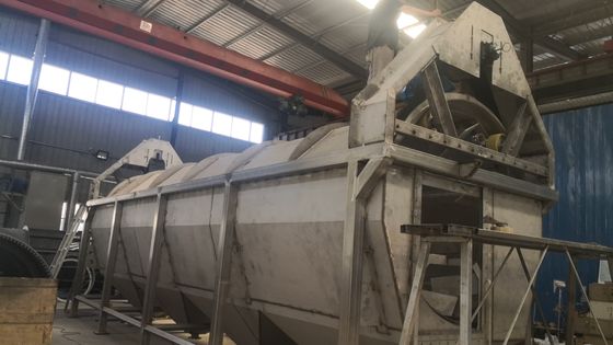 Karbon Çelik Taze Patates Döner Çamaşır Makinesi 20t/H 15kw