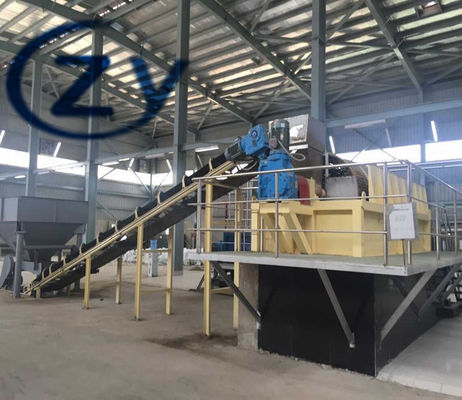 Su Manyok Soyma Sebze Yıkama Makinesi 18.5kw Döner Tambur Tipi